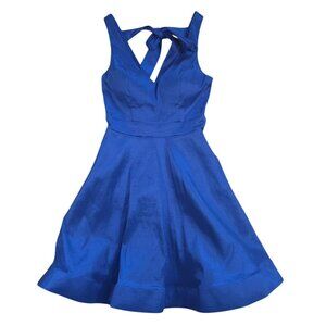 Jade Kristopher Womens Royal Blue Sleeveless Fit Flare Dress Size 3.